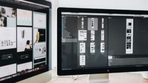 developer optimizing scalable progressive web app for mobile and desktop performance