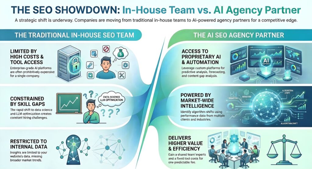 Why Every Brand Is Turning to an AI SEO Agency Over In-House Teams