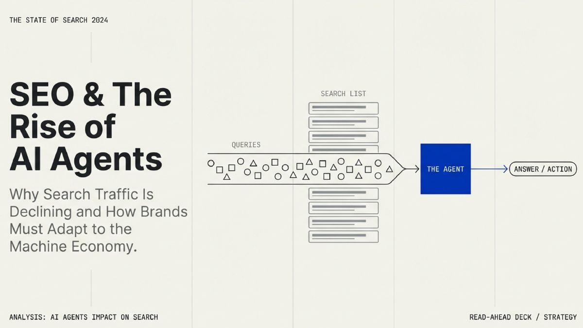 ai agents changing search behavior and causing decline in traditional search traffic for businesses